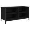 vidaXL TV-skab 100 x 40 x 50 cm Sort eg Konstrueret tr&aelig;