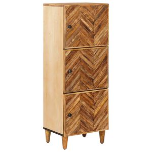 vidaXL Opbevaringsskabe Brun 40 x 33,5 x 110 cm Massivt mangotr&aelig;