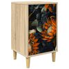 vidaXL Natskab LOCHEM Sonoma-eg 36 x 33 x 60 cm Konstrueret tr&aelig;