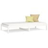 vidaXL daybed uden madras 80x200 cm massivt fyrretr&aelig; hvid