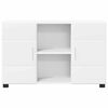 vidaXL Sideboard med hylde Hvid 88,5 x 30,5 x 55,5 cm Konstrueret tr&aelig;