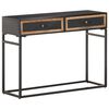 vidaXL konsolbord 100x35x75 cm massivt mangotr&aelig;