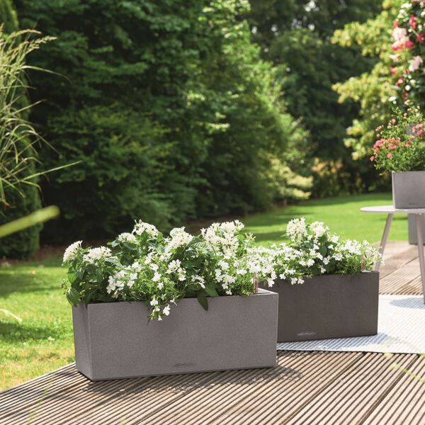 LECHUZA plantekrukke BALCONERA Stone 50 ALL-IN-ONE sort