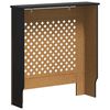 vidaXL radiatorskjuler 78 cm MDF sort