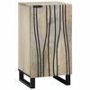 vidaXL Sideboard Hvid 40 x 33 x 75 cm Massivt mangotræ