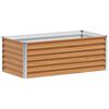 vidaXL H&oslash;jbed Lys Brun 98 x 50 x 36 cm Galvaniseret st&aring;l