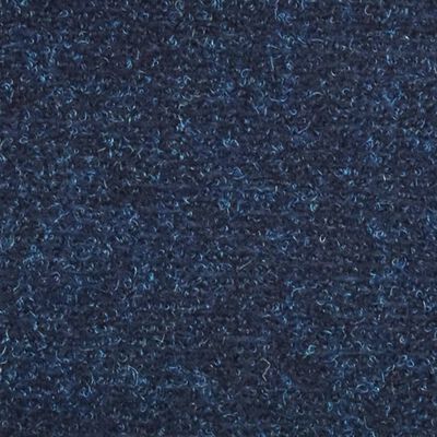 vidaXL selvklæbende trappemåtter 15 stk. 56x17x3 cm tuftet marineblå