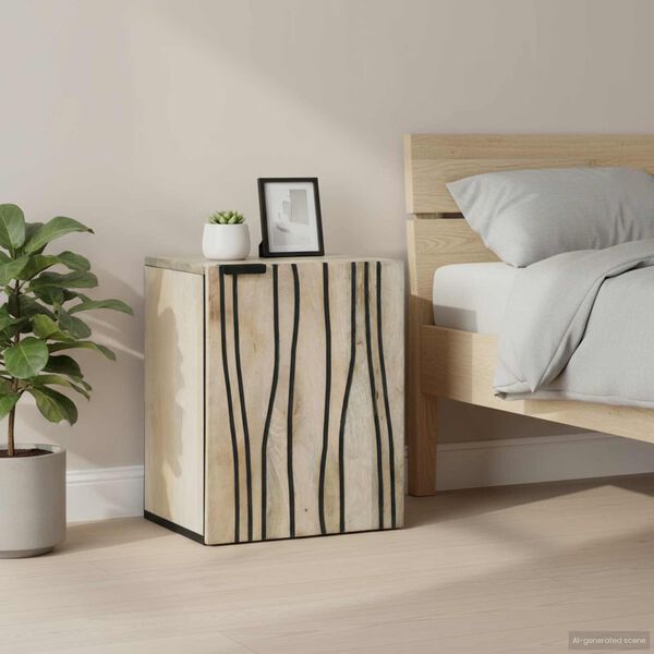 vidaXL Badeværelsesskabsunder Hvid 38 x 33,5 x 48 cm Konstrueret træ