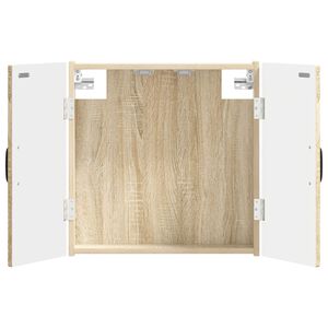 vidaXL Dartboard Skab HAARLEM Sonoma-eg 52,5 x 10,5 x 53,5 cm
