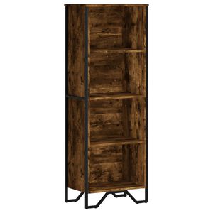 vidaXL bogreol 50x31x137,5 cm konstrueret tr&aelig; r&oslash;get egetr&aelig;sfarve