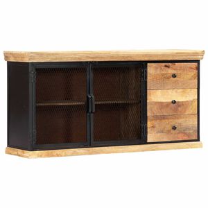 vidaXL sk&aelig;nk 150 x 40 x 75 cm massivt mangotr&aelig;