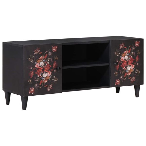 vidaXL Opbevaringsskabe Flerfarvet 105 x 33,5 x 46 cm Massivt mangotræ