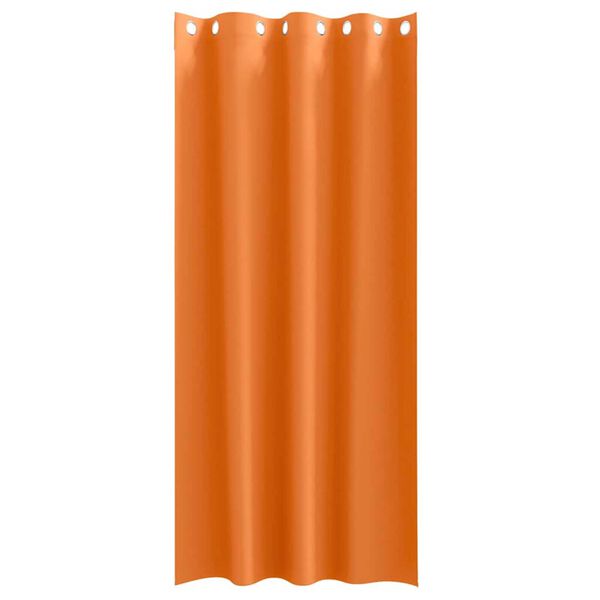 vidaXL Mørklægningsgardiner med ringe 2 pcs Lys Orange 260 x 140 cm