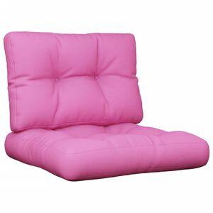 vidaXL pallehynder 2 stk. stof pink