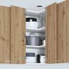 vidaXL H&aelig;ngeskab Artisan eg og hvid 57 x 57 x 80 cm Konstrueret tr&aelig;