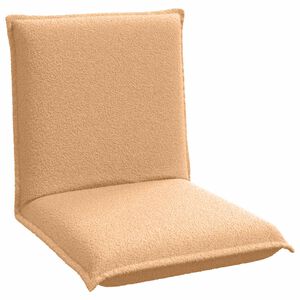 vidaXL Justerbar Gulvstol Beige Uldstof