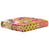 vidaXL puf 100x100x20 cm stof patchwork