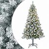vidaXL Kunstigt Hinged Juletr&aelig; 120 cm 150 LED'er Varm hvid