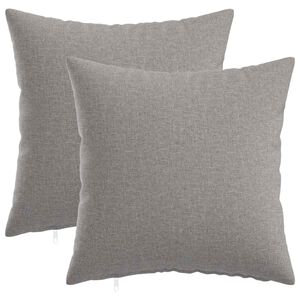 vidaXL Pudebetr&aelig;k 2 stk. HEERLEN Skygr&aring; 30 x 30 cm Stof