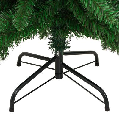 vidaXL kunstigt juletræ med 100 LED'er 180 cm