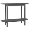 vidaXL konsolbord 110x40x80 cm massivt fyrretr&aelig; gr&aring;