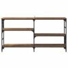 vidaXL Konsolbord Gammelt tr&aelig; 150 x 29 x 76,5 cm Konstrueret tr&aelig;
