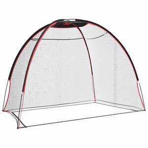 vidaXL Golf Tr&aelig;ningshj&aelig;lp Sort 314 x 150 x 206 cm Polyester