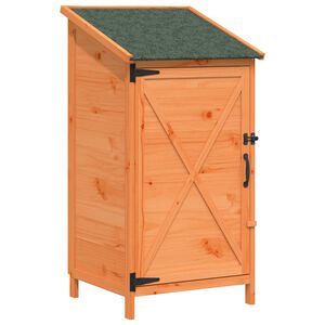 vidaXL Have Skur Brun 59,5 x 56 x 113,5 cm Massivt Fyrretr&aelig;