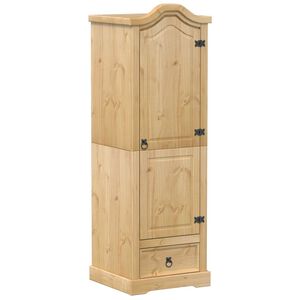 vidaXL kl&aelig;deskab Corona 55x52x170 cm massivt fyrretr&aelig;