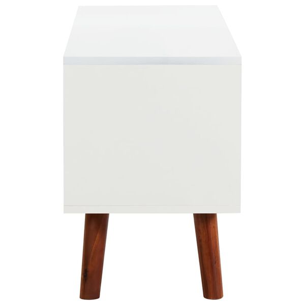 vidaXL tv-skab 110x35x50 cm massivt akacietræ og MDF