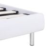 vidaXL sengestel 90x200 cm hvid kunstl&aelig;der