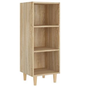vidaXL sk&aelig;nk 34,5x32,5x90 cm konstrueret tr&aelig; sonoma-eg