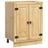 vidaXL Kabinet SKI HonningBrun 60 x 46 x 81,5 cm Massiv fyrretr&aelig;
