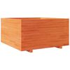 vidaXL plantekasse 90x90x49,5 cm massivt fyrretr&aelig; gyldenbrun