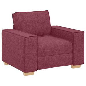 vidaXL sofastol vinr&oslash;d 100x78x84 cm stof