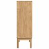 vidaXL Sideboard FLORO Voks brun 70 x 30 x 70,5 cm Massivt fyrretr&aelig;