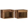 vidaXL TV-m&oslash;bels&aelig;t 2 pcs Gammelt tr&aelig; 40 x 30 x 30 cm Konstrueret tr&aelig;