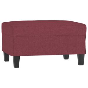 vidaXL fodskammel 70x55x41 cm stof vinr&oslash;d