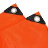 vidaXL Tarpaulin 650g / m&sup2; Orange 5 x 7 m L&aelig;rred med PVC-bel&aelig;gning