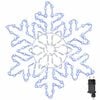 vidaXL Juletarget 156 LED'er Bl&aring; 55,5 x 55,5 x 0,75 cm PVC