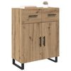 vidaXL Sideboard Artisan Egetr&aelig; 69,5 x 34 x 90 cm Konstrueret tr&aelig;