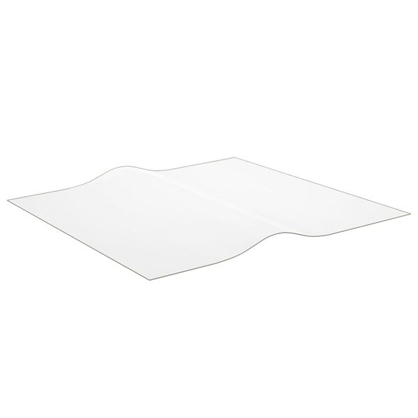 vidaXL bordbeskytter 90x90 cm 1,6 mm PVC transparent