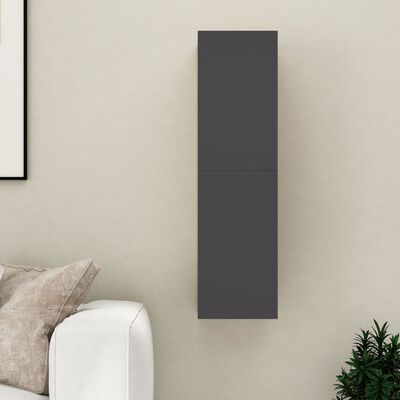 vidaXL tv-bord 30,5x30x110 cm konstrueret træ grå