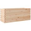 vidaXL plantekasse 110x40x45,5 cm massivt fyrretræ