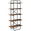 vidaXL Bogreol 5 niveauer 60 x 35 x 175,5 cm PB R&oslash;get eg