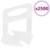 vidaXL nivelleringsklips til fliser 2500 stk. 1 mm