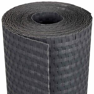 vidaXL Altan Sk&aelig;rm M&oslash;rkegr&aring; 300 x 90 cm polyrattan