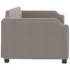 vidaXL daybed 80x200 cm stof gr&aring;brun