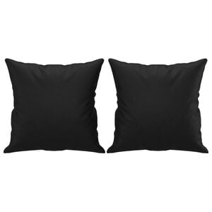 vidaXL pyntepuder 2 stk. 40x40 cm kunstl&aelig;der sort