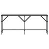 vidaXL konsolbord 180x29x75 cm konstrueret tr&aelig; sort